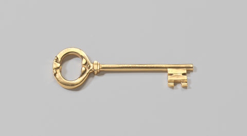 Key used in transfer of building by Rijksgebouwendienst to Rijksmuseum, anonymous, 2012 Canvas Print