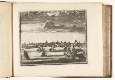 View of Amsterdam, 1726, anonymous, 1726 Canvas Print