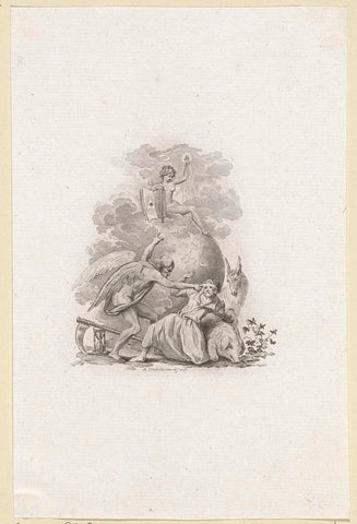 Title page for: Salchli, 'Het Kwaad', 1798, Reinier Vinkeles (I), 1798 Canvas Print