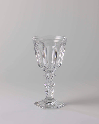 Chalice glass with sharpened elipses, anonymous, c. 1850 - c. 1875 Canvas Print