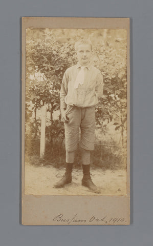 Portrait of Willem Jonker, Cornelia Hendrika Jonker (attributed to), 1910 Canvas Print