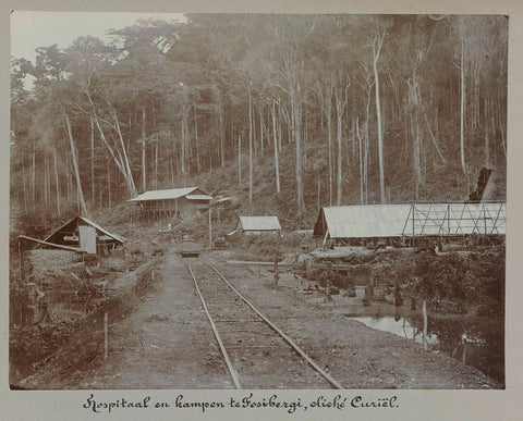 Hospital and kampen at Fosibergi, Augusta Curiel, 1900 - 1913 Canvas Print