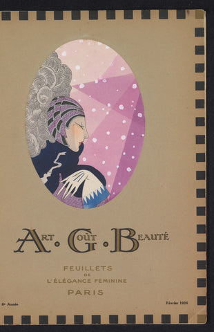 Endleaves of Art. Goût. Beauté., anonymous, 1926 Canvas Print