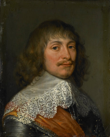 Portrait of George Frederick, Prince of Nassau-Siegen, anonymous, 1636 Canvas Print