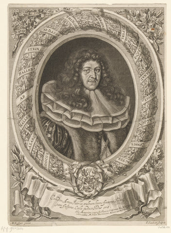 Portret van Jobst Lazarus Haller von Hallerstein, Jakob von Sandrart, 1684 Canvas Print