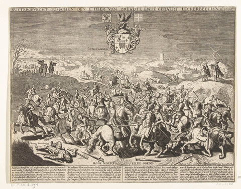 Battle of Lekkerbeetje, 1600, anonymous, 1650 - 1699 Canvas Print