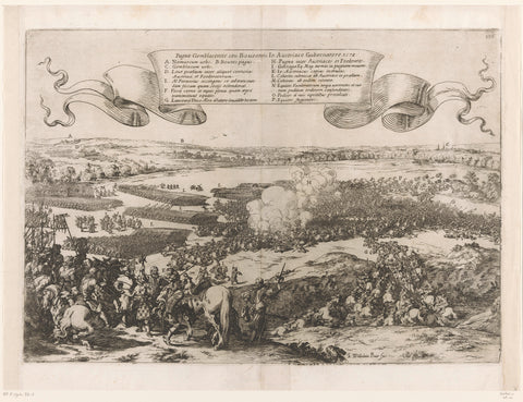 Battle of Gembloux, 1578, Johann Wilhelm Baur, 1632 Canvas Print