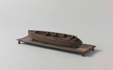 Model of an Excavated Boat, Cornelis Jan Glavimans, c. 1822 Canvas Print