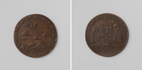 Calculation medal of Poland [?], anonymous, 1677 Canvas Print