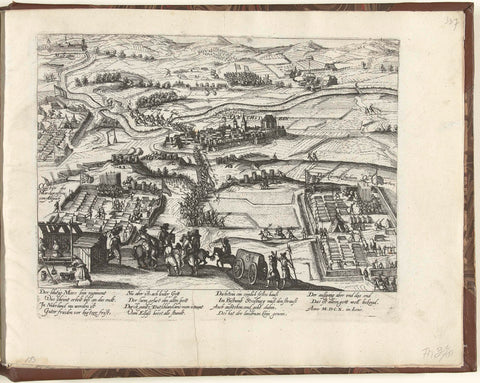 Beleg van Dachstein in de Elzas, 1610, Frans Hogenberg (workshop of), 1610 - 1612 Canvas Print