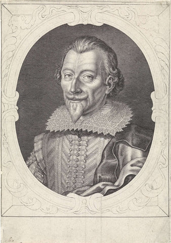 Portrait of Peter Ernst (II), Count of Mansfeld, Simon of the Passe, 1623 Canvas Print