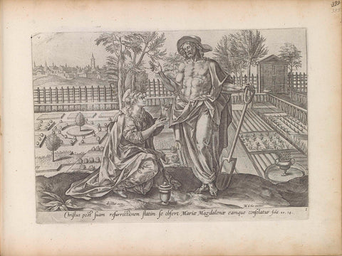 Christ appears as a gardener to Mary Magdalene (Noli me tangere), Maerten de Vos, 1643 Canvas Print