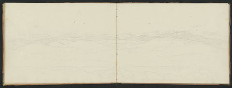 Mountain range, Abraham Teerlink, c. 1808 - c. 1857 Canvas Print