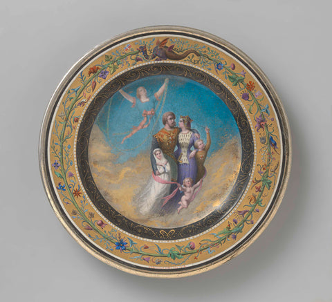 Plate, Charles Lepec, 1865 Canvas Print