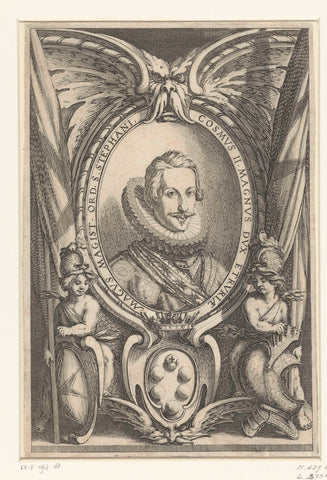 Portret van Cosimo II de' Medici, Jacques Callot, 1620 Canvas Print