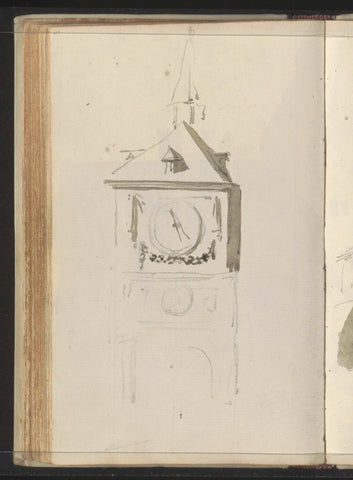 Bell tower, Johannes Huibert Prins, c. 1783 - c. 1797 Canvas Print