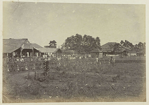 Employees at a company, Woodbury &Page, 1863 - 1869 Canvas Print