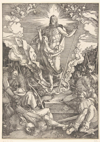 Resurrection, Albrecht Dürer, 1565 - 1575 Canvas Print