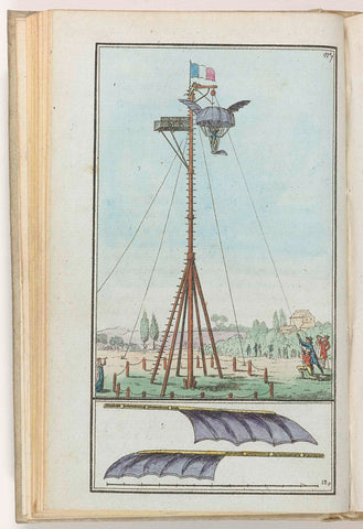 Le Mois, Journal historique, littéraire et critique, avec figures, Tome 3, No. 7,  An. 8 (1799-1800), L.F. Labrousse (possibly), 1799 - 1800 Canvas Print