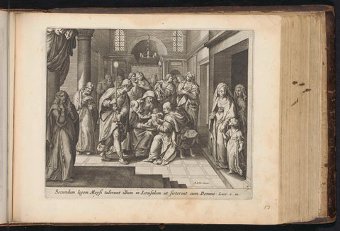 Circumcision of Christ, anonymous, Maerten de Vos, 1643 - 1646 Canvas Print