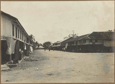 Streetscape, anonymous, 1914 - 1919 Canvas Print