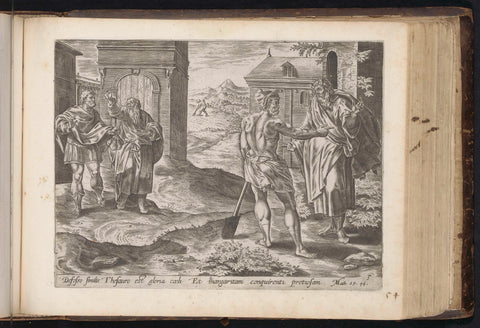 Parable of the treasure in the field, anonymous, 1646 Canvas Print