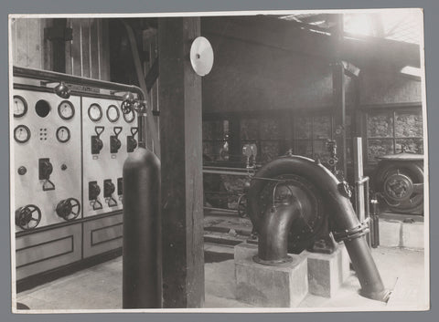 Engine room, anonymous, 1931 - 1937 Canvas Print