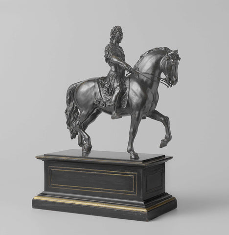 Equestrian statue of Stadtholder-King William III, William Low (possibly), c. 1827 Canvas Print