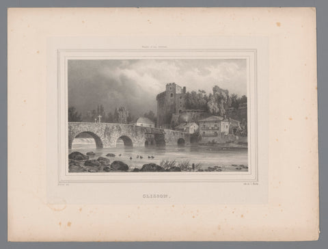 View of Clisson, Isodore-Laurent Deroy, 1833 - 1835 Canvas Print