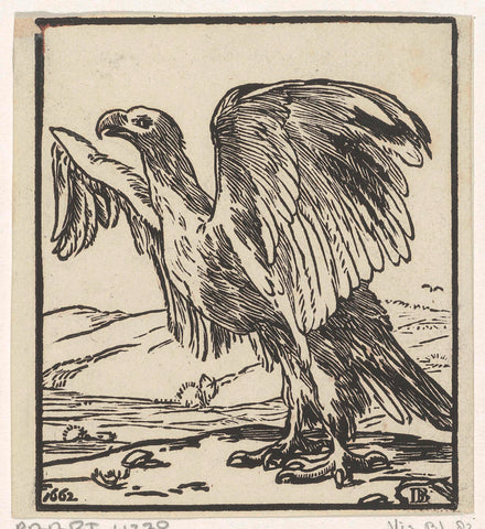 Eagle, Dirck de Bray, 1662 Canvas Print