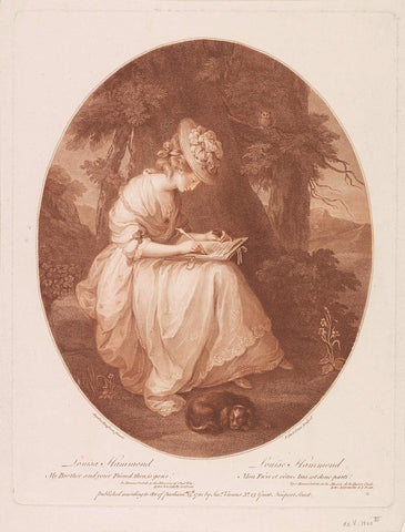 Louisa Hammond, Francesco Bartolozzi, 1781 Canvas Print