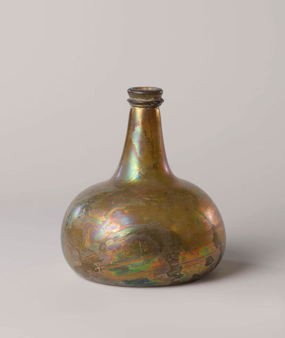 Bottle with spherical body, anonymous, c. 1700 Canvas Print