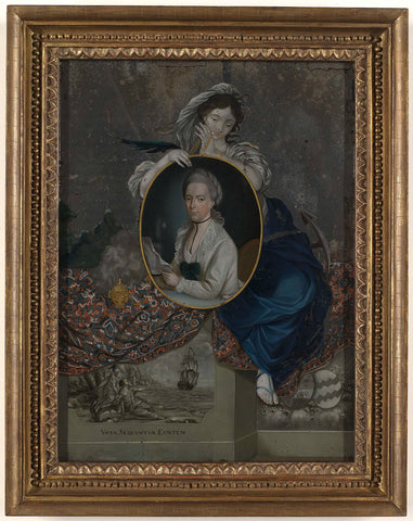 Portrait of Catharina van Braam Houckgeest, anonymous, c. 1790 Canvas Print