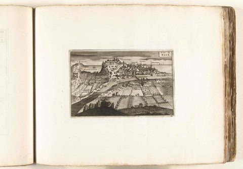 View of Nice, c. 1702, anonymous, 1702 - 1703 Canvas Print