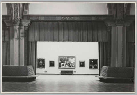 View of cabinet 231 from the gallery of honour in 1958, 1958 Canvas Print