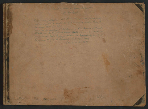 Sketchbook with 28 sheets, Abraham Teerlink, c. 1808 - c. 1857 Canvas Print