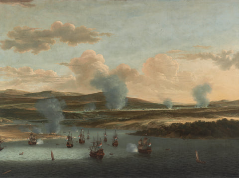 Battle of Medway, Willem Schellinks, c. 1668 Canvas Print