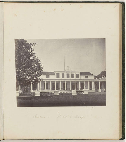 Batavia - Palace in Rijswijk, Woodbury &Page, 1863 - 1866 Canvas Print