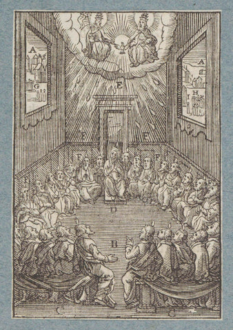 Outpouring of the Holy Spirit (Pentecost), Christopher of Shechem (II), 1629 Canvas Print