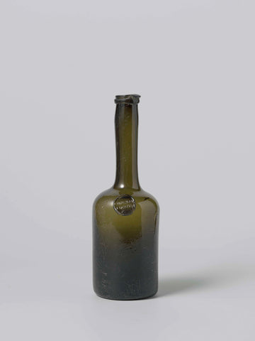 Cylindrical bottle for 'Constantia wine', anonymous, c. 1790 - c. 1800 Canvas Print