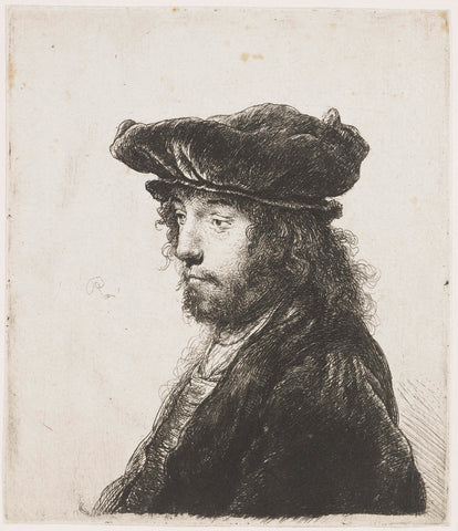 The fourth Oriental head, Rembrandt van Rijn, c. 1635 Canvas Print