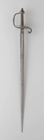 Sword of Burgomaster Van der Werff of Leiden, anonymous, 1544 Canvas Print