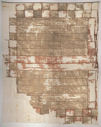 Fragment of a Ship Flag, anonymous, c. 1665 Canvas Print