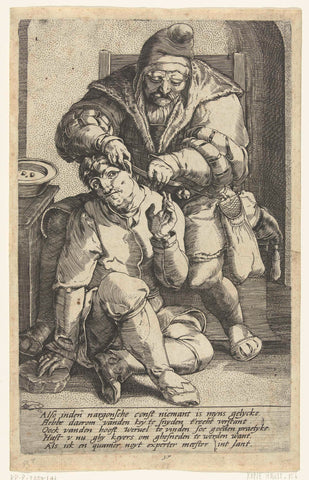 The surgeon, anonymous, 1610 - 1652 Canvas Print