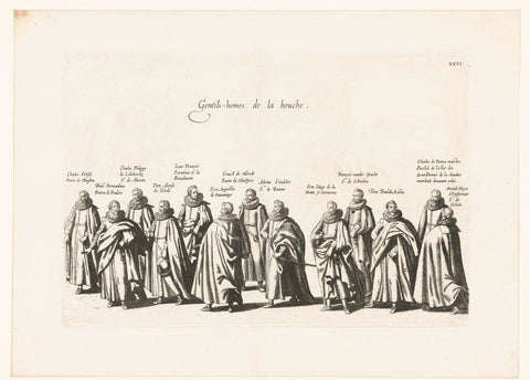 Funeral procession of Archduke Albrecht (plate XXVI), 1622, Cornelis Galle (I), 1623 Canvas Print