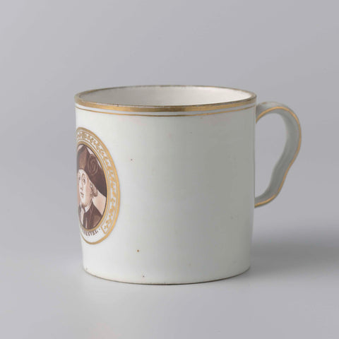 Cup with the portrait of Santheuvel, anonymous (attributed to), after 1794 Canvas Print