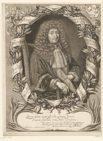 Portret van Georg Christoph Löffelholz von Colberg, Jakob von Sandrart, c. 1683 Canvas Print