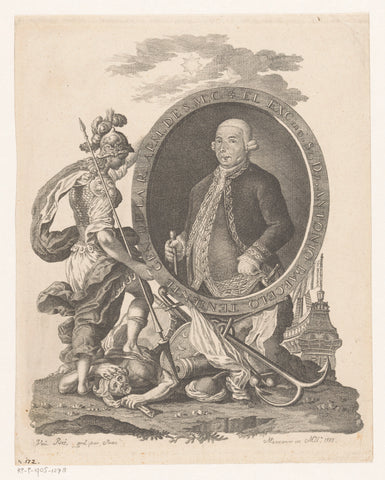 Portret van Antonio Barceló, Juan Muntaner (III), 1783 Canvas Print