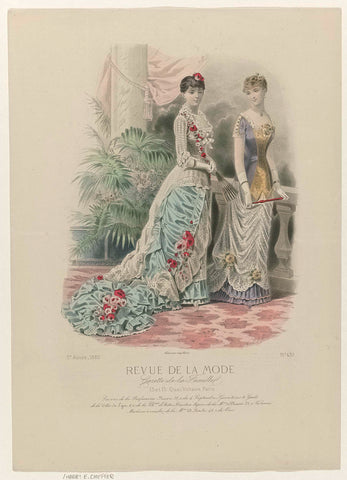 Revue de la Mode, Gazette de la Famille, Sunday, May 30, 1880, 9th year, No. 439: Soaps from Perfumery Ninon (...), E. Cheffer, 1880 Canvas Print