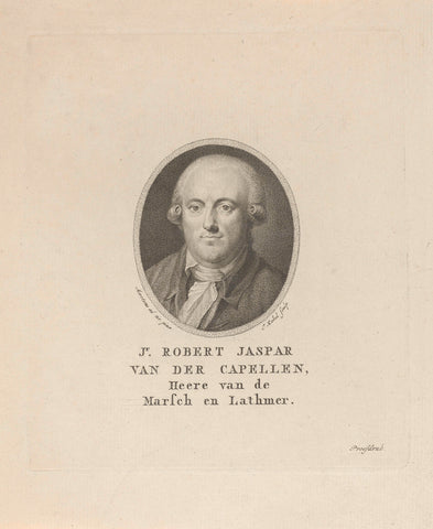 Portret van Robert Jasper van der Capellen, Jan Kobell (I), 1766 - 1833 Canvas Print